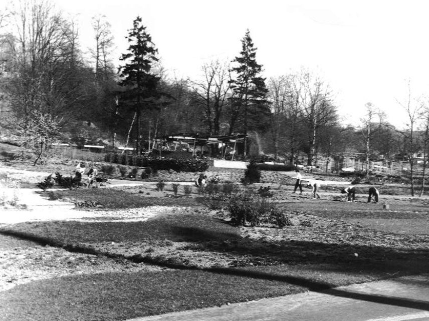 Le Jardin franco-allemand entre 1960 et 1970 Le Jardin franco-allemand entre 1960 et 1970