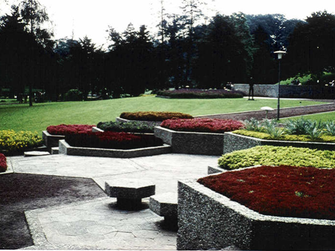 Le Jardin franco-allemand entre 1960 et 1970 Le Jardin franco-allemand entre 1960 et 1970