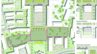 Roonplatz, 3. Preis: FLOSUNDK architektur + urbanistik GmbH (Saarbrücken), Juca architektur und landschaftsarchitektur GbR (Berlin) und WSV Ingenieure (Saarbrücken) Roonplatz, 3. Preis: FLOSUNDK architektur + urbanistik GmbH (Saarbrücken), Juca architektur und landschaftsarchitektur GbR (Berlin) und WSV Ingenieure (Saarbrücken)