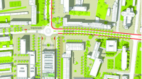 Roonplatz, 3. Preis, an saarländische Büro in Bietergemeinschaft mit sb-studio (Saarbrücken), Kölling Architekten (Bad Vilbel), BB22 Architekten und Stadtplaner, PGNU (beide Frankfurt a. M.) und Dumont und Partner GmbH (Neunkirchen) Roonplatz, 3. Preis, an saarländische Büro in Bietergemeinschaft mit sb-studio (Saarbrücken), Kölling Architekten (Bad Vilbel), BB22 Architekten und Stadtplaner, PGNU (beide Frankfurt a. M.) und Dumont und Partner GmbH (Neunkirchen)