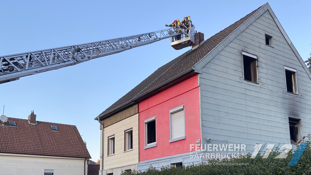 Zimmerbrand in Dudweiler Zimmerbrand in Dudweiler