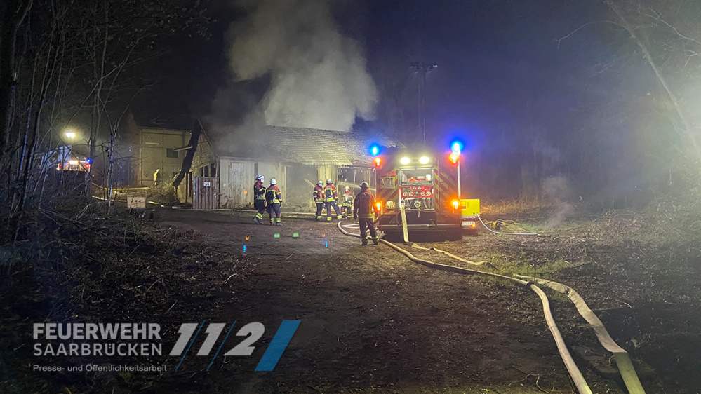 Brand einer Lagerhalle in St. Johann Brand einer Lagerhalle in St. Johann