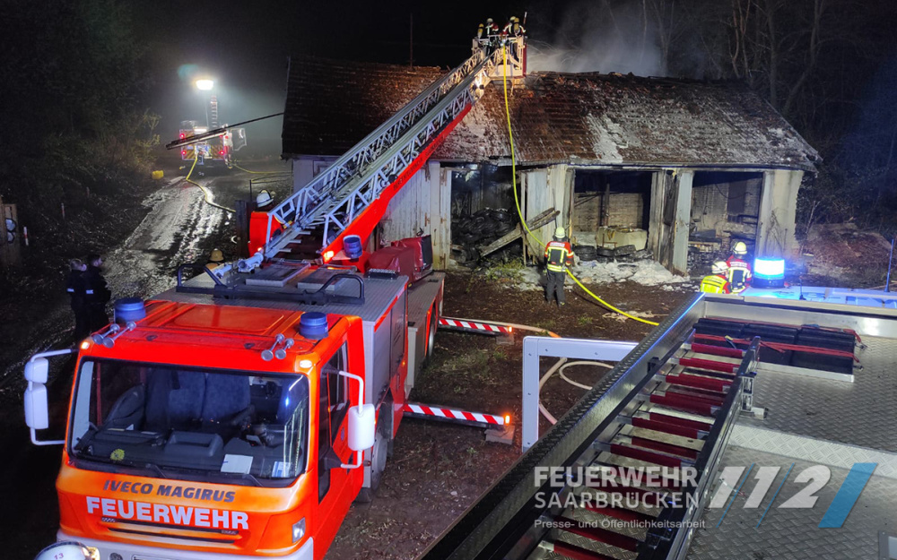 Brand einer Lagerhalle in St. Johann Brand einer Lagerhalle in St. Johann