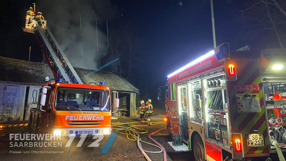 Brand einer Lagerhalle in St. Johann Brand einer Lagerhalle in St. Johann