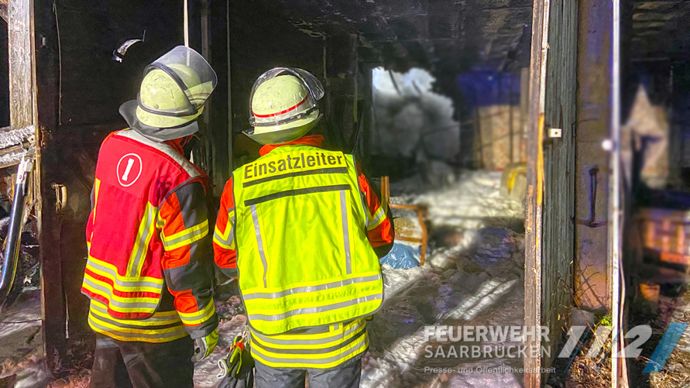 Brand einer Lagerhalle in St. Johann Brand einer Lagerhalle in St. Johann