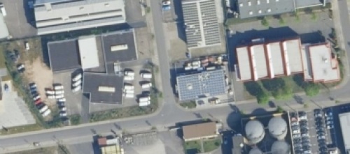 Luftbild Gewerbegebiet Rotfeld