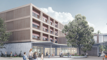 Architektenwettbewerb Grundschule Wallenbaum - 2. Preis - Perspektive Innenhof Image