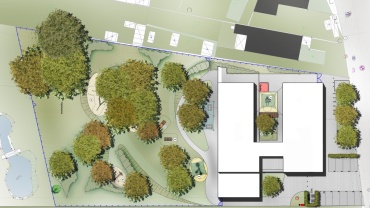 Neubau der Kindertagesstätte „Waldwiese“ in Klarenthal (Quelle: HEPP + ZENNER Architekten) Image