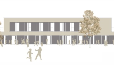 Neubau der Kindertagesstätte „Waldwiese“ in Klarenthal (Quelle: HEPP + ZENNER Architekten) Image