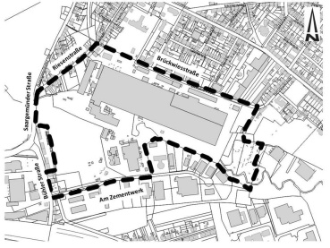 Zwischen Brückwiesstraße und Am Zementwerk; Geltungsbereich BBP 451.08.00 Image