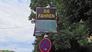 Geschwindigkeitsdisplay in Fechingen Image