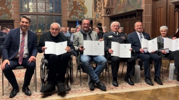 OB Conradt mit Michael Wagner, Guido Vogel-Latz, Thomas Quint, Dirk Pirritano und Antonia Schneider-Kerle (v.l.n.r.) Image