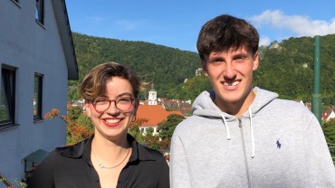 Junge Botschafterin und junger Botschafter: Juliette Beaudou und Yann Ristic Image
