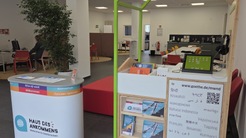 Infohaus des Goethe-Instituts im Haus des Ankommens Infohaus des Goethe-Instituts im Haus des Ankommens