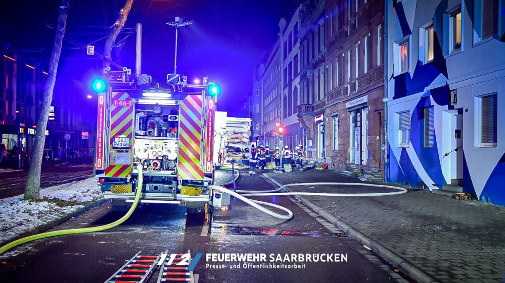 Einsatzfoto: Brand Ladenlokal in der Mainzerstraße , 04.01.2026 Einsatzfoto: Brand Ladenlokal in der Mainzerstraße , 04.01.2026